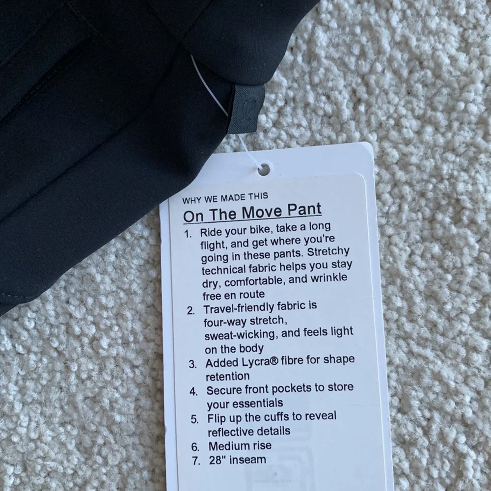 Lululemon On The Move Pant NWT - Picture 10 of 11